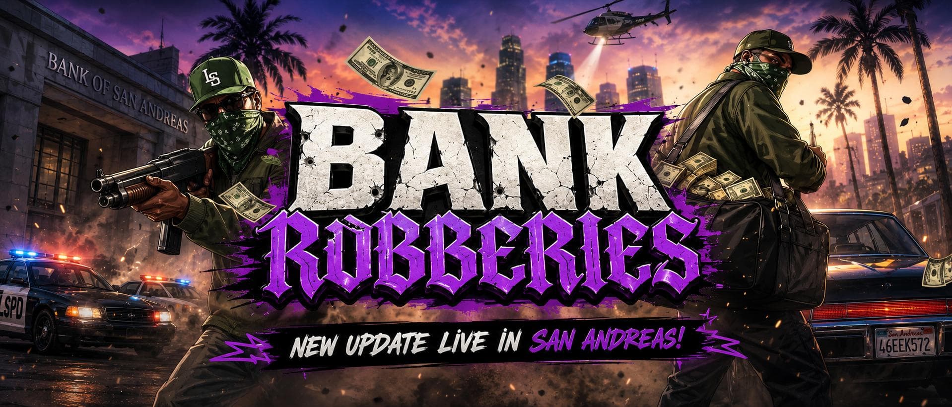 Bank Robberies are now LIVE!