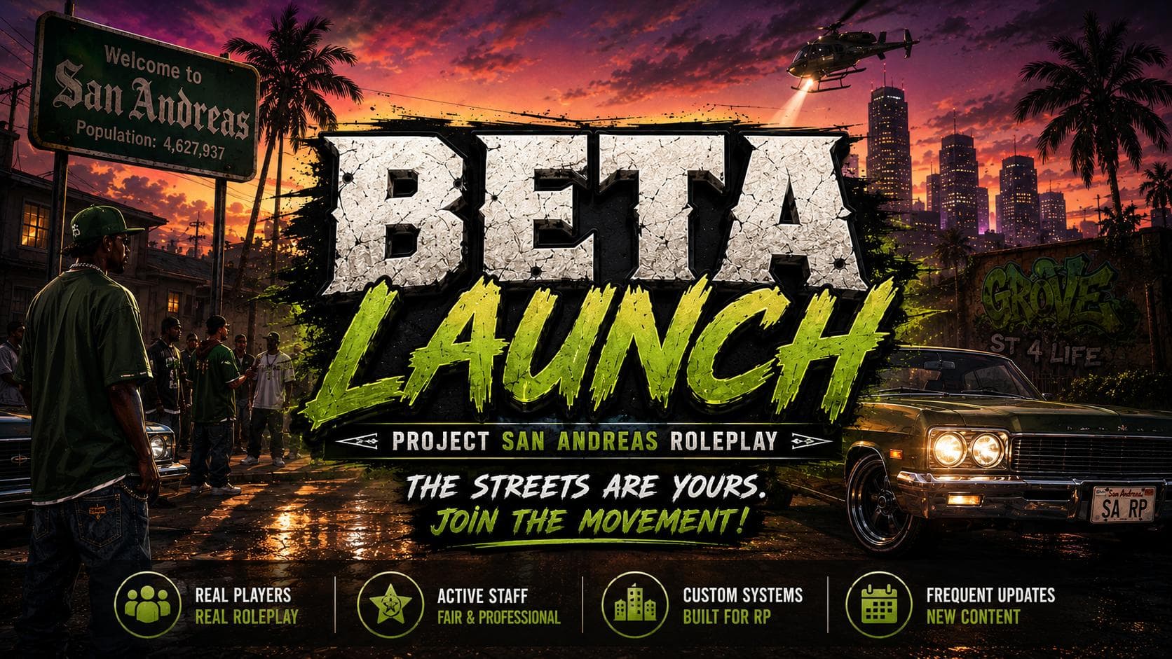 Project San Andreas Roleplay - Public BETA is Live!